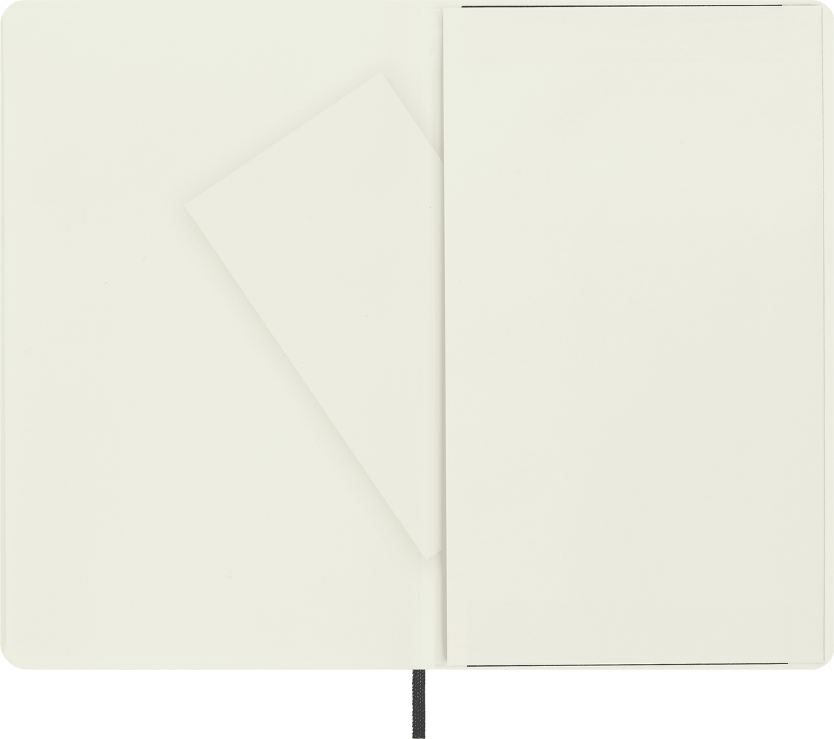 Moleskine Classic Large dotted soft cover notebook in black – inside view