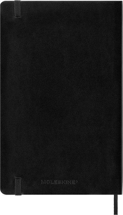 Moleskine Classic Large dotted soft cover notebook in black – detail