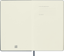 Moleskine Classic Large Hard Cover Notebook Sapphire Blue – alternative view