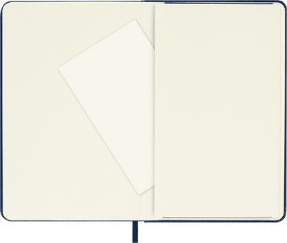 Moleskine Classic Pocket Hard Cover Notebook Sapphire Blue – detail view
