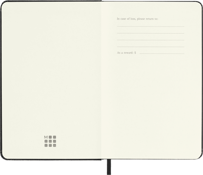 Moleskine Pocket Dotted Hard Cover Notebook in Black – alternative view