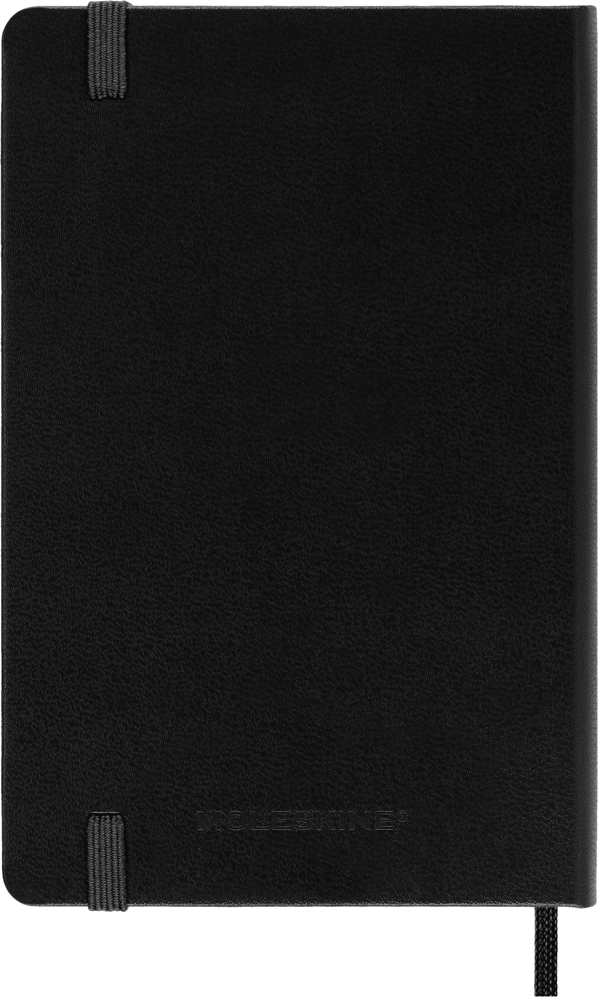 Moleskine Pocket Dotted Hard Cover Notebook in Black – inner pocket and details
