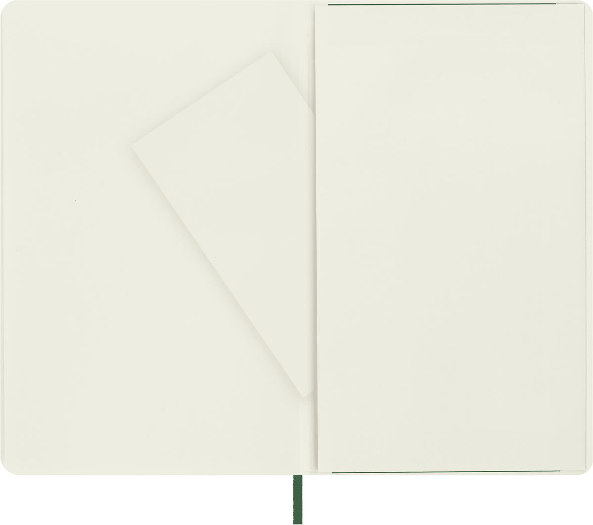 Moleskine Large Plain Soft Cover Notebook in Myrtle Green – detail