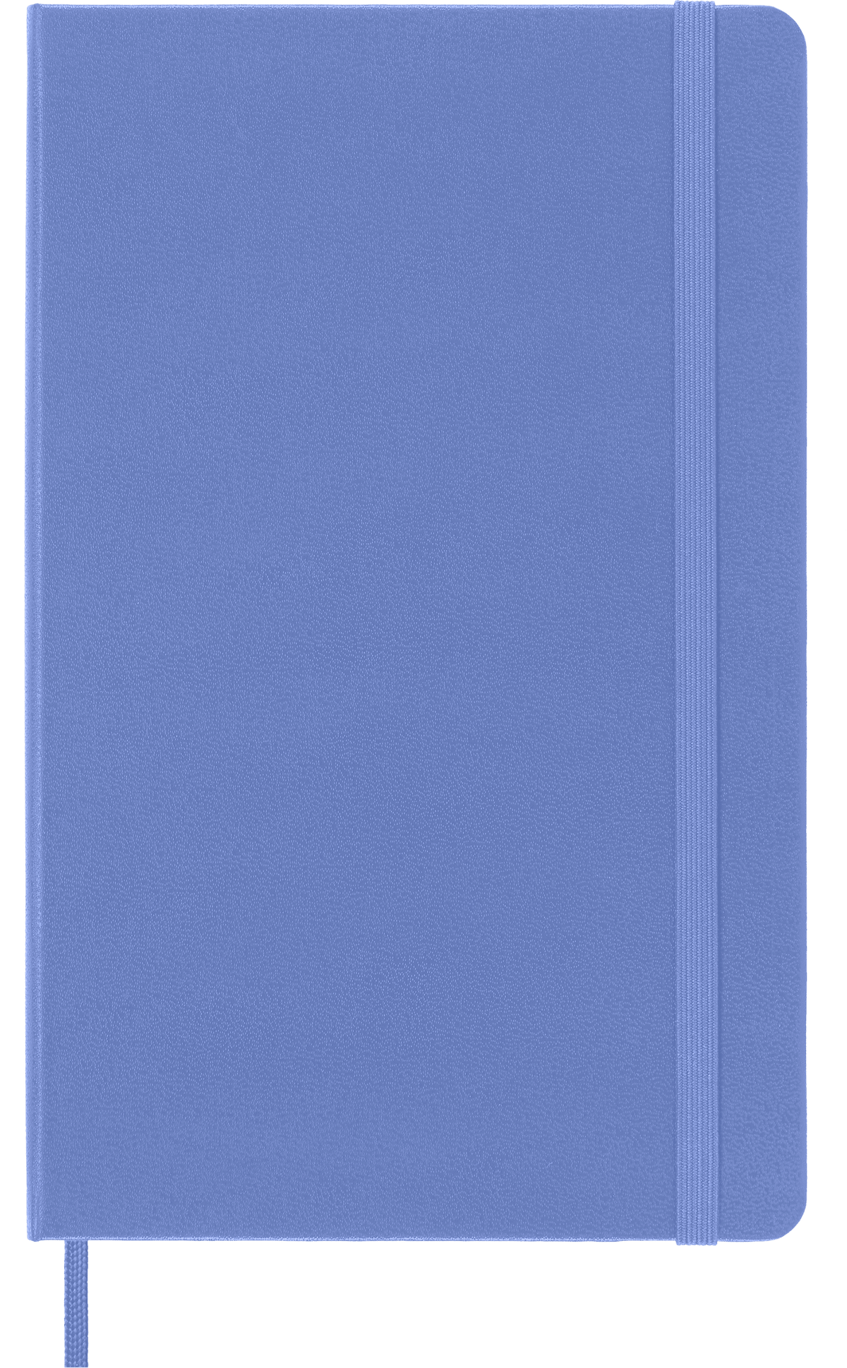 Moleskine Classic Large Ruled Hard Cover Notebook in Hydrangea Blue – front cover