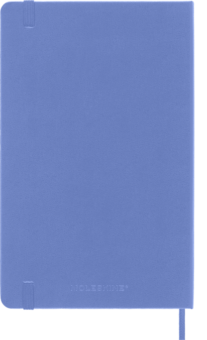 Moleskine Classic Large Ruled Hard Cover Notebook in Hydrangea Blue – view 5