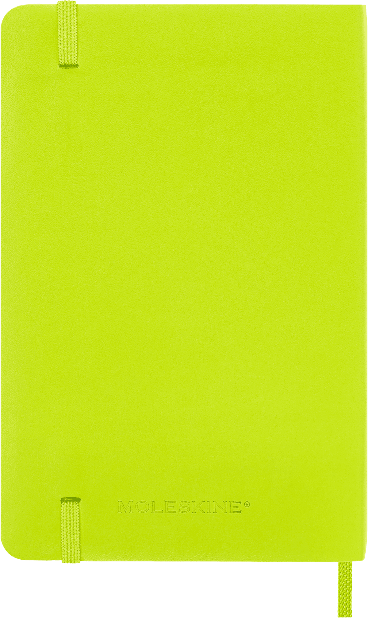 Moleskine Classic Pocket Plain Soft Cover Notebook in Lemon Green – view 5