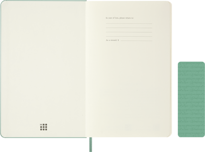 Moleskine Sage Green debossed notebook – alternative view