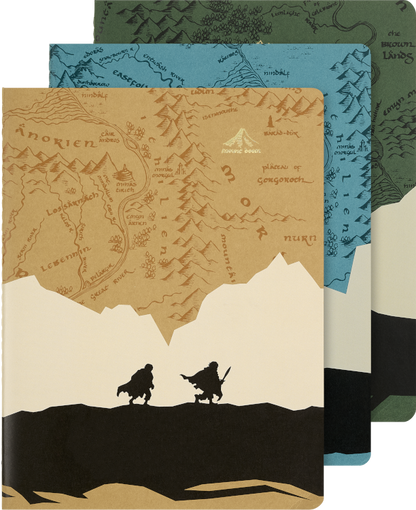 Moleskine The Lord of the Rings Cahier Journals set of 3, extra large, ruled