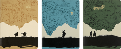Moleskine The Lord of the Rings XL Cahier Journals – covers forming a panoramic scene
