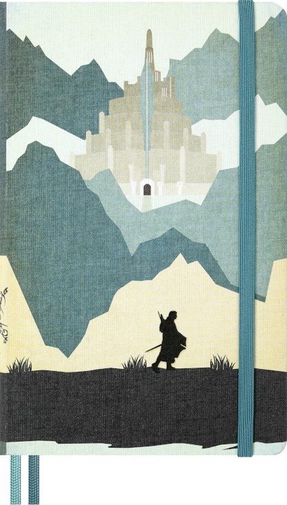Moleskine The Lord of the Rings large ruled notebook with Aragorn on the cover