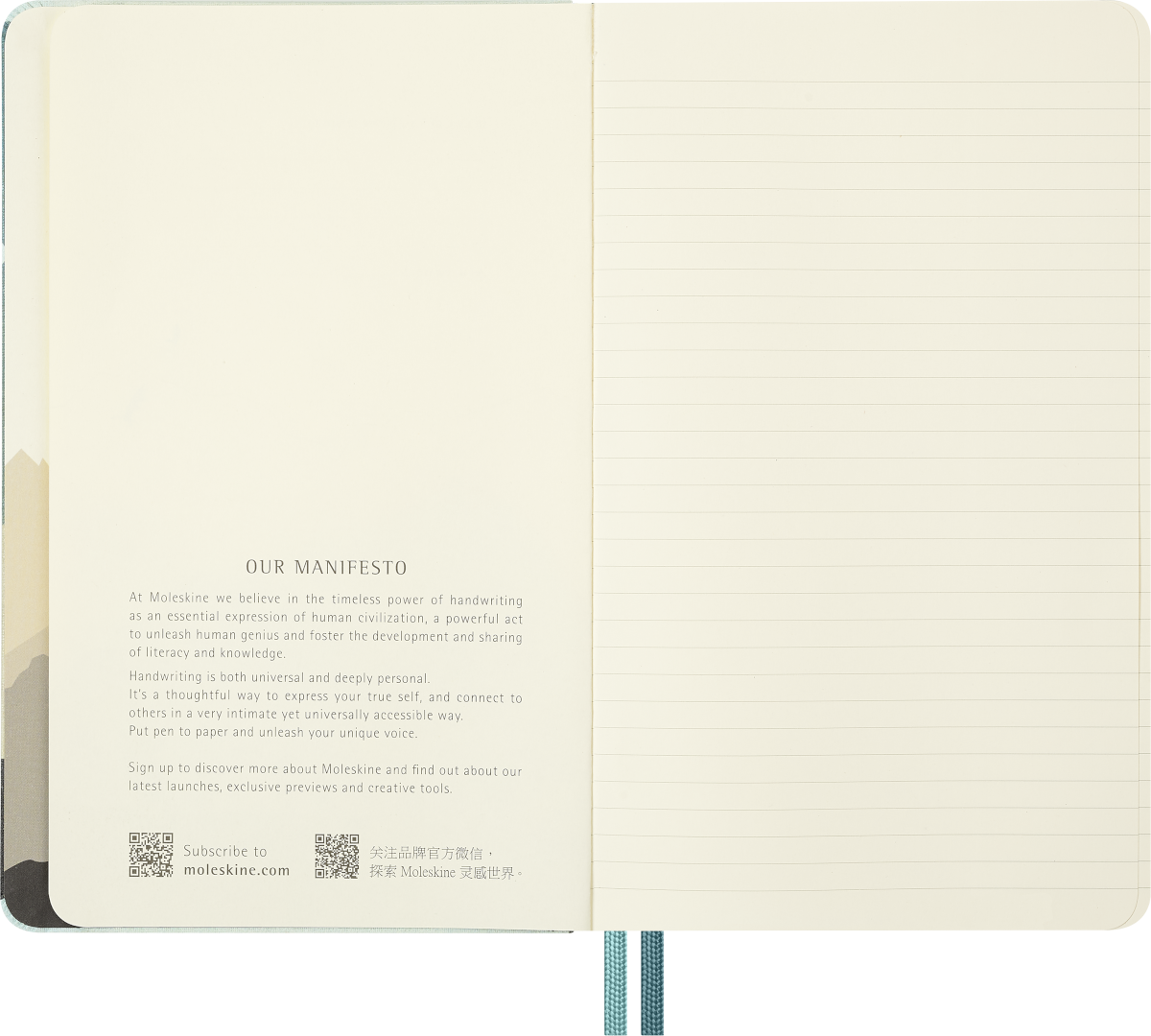 Moleskine The Lord of the Rings Aragorn notebook – ruled inside pages