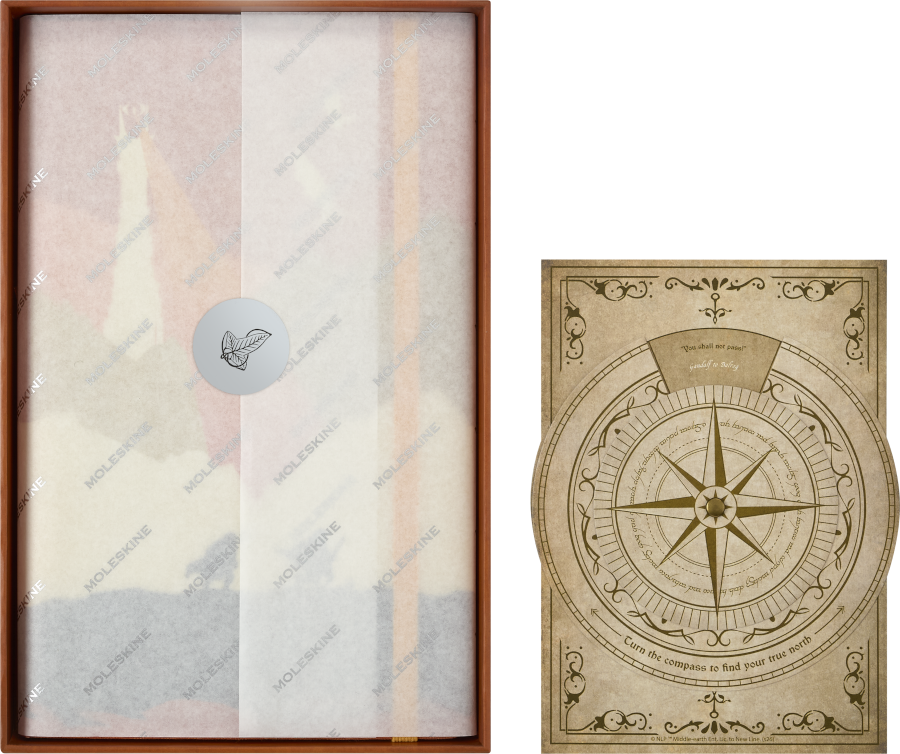 Moleskine Lord of the Rings Frodo and Sam notebook – cotton canvas cover with the Eye of Sauron