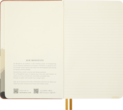 Moleskine Lord of the Rings notebook – ruled ivory pages with quotes