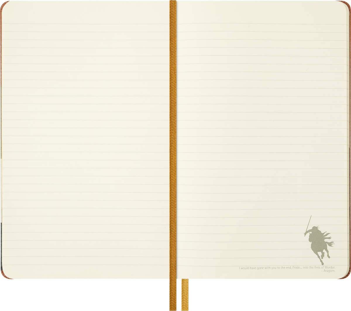 Moleskine Lord of the Rings notebook – map insert, compass and stickers