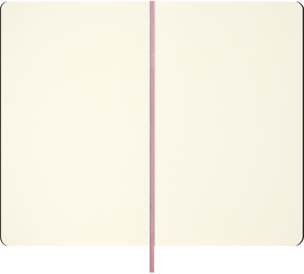 BLACKPINK x Moleskine sketchbook open showing ivory sketch paper