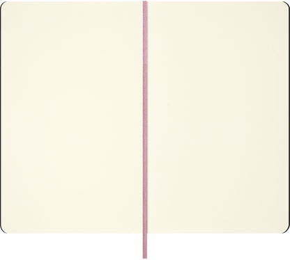BLACKPINK x Moleskine sketchbook open showing ivory sketch paper