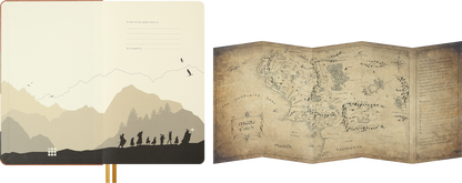 Moleskine The Lord of the Rings Frodo and Sam notebook – back cover