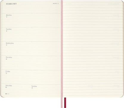 Moleskine Sakura weekly diary – cherry blossom cover with gold debossing