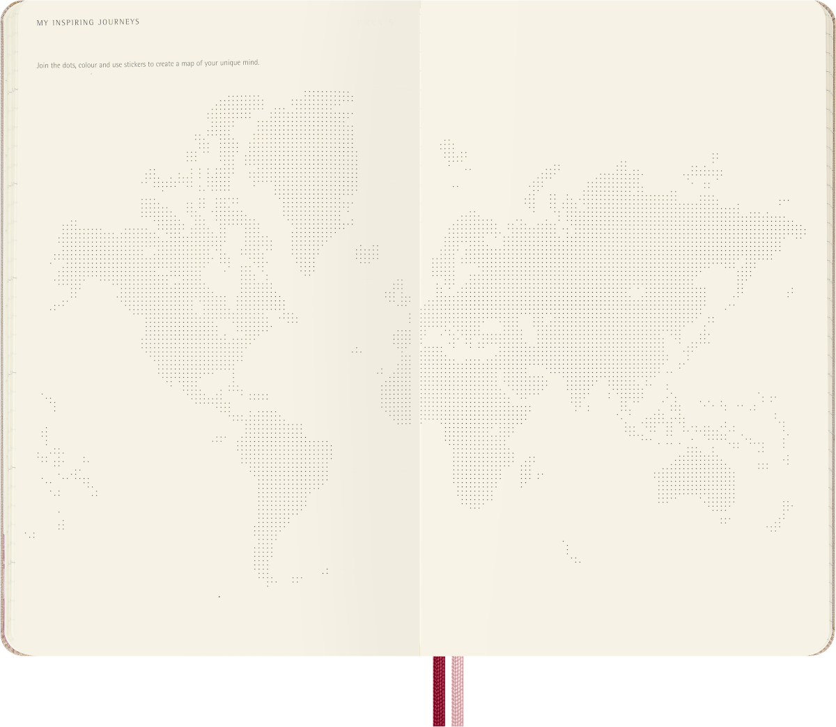 Moleskine Sakura weekly diary – greeting card and stickers