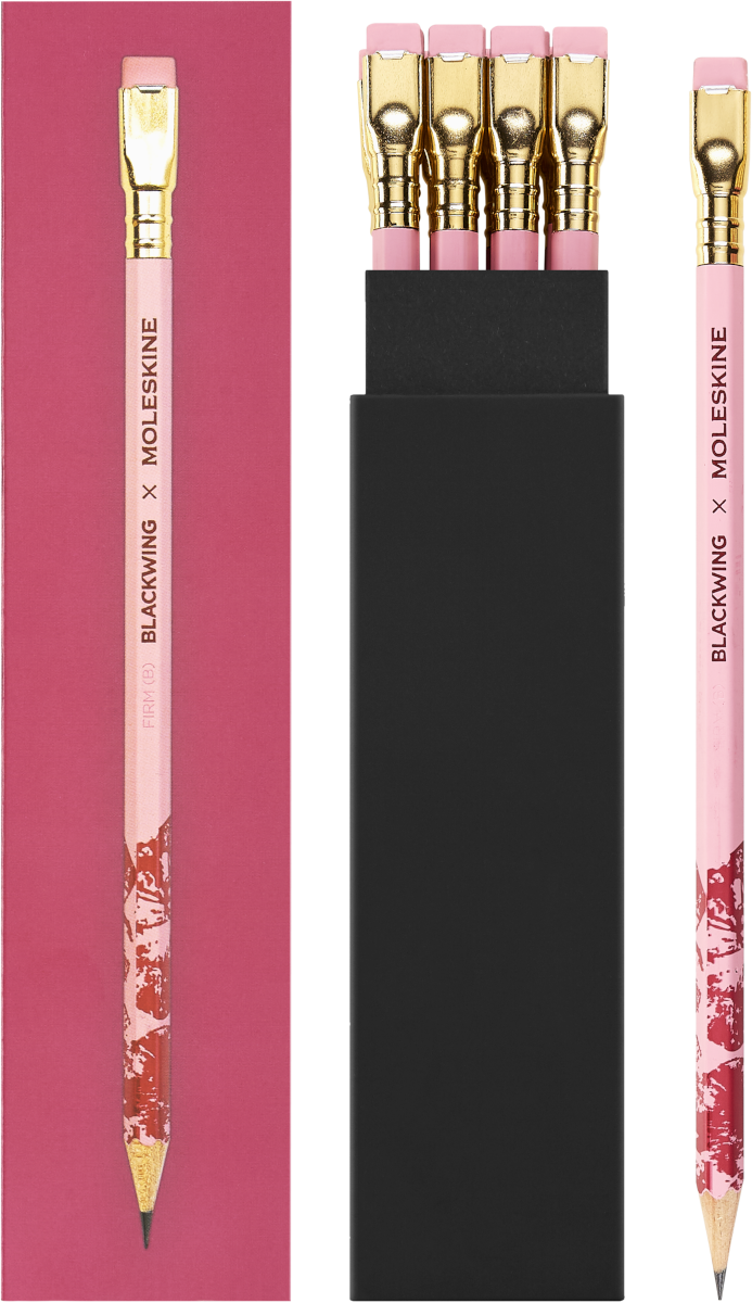 Moleskine x Blackwing Sakura pencil set of 12 firm graphite pencils with gift box
