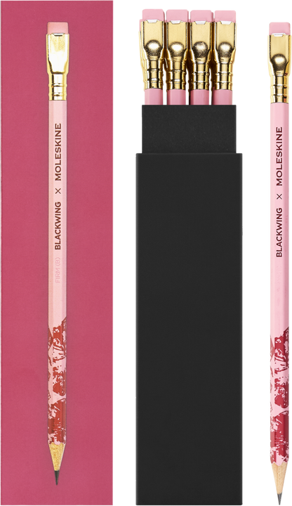 Moleskine x Blackwing Sakura pencil set of 12 firm graphite pencils with gift box