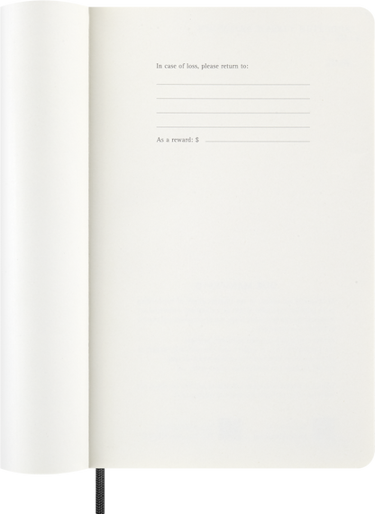 Moleskine 2027 Daily Diary – 12 Months, Large, Soft Cover, Black – view 2