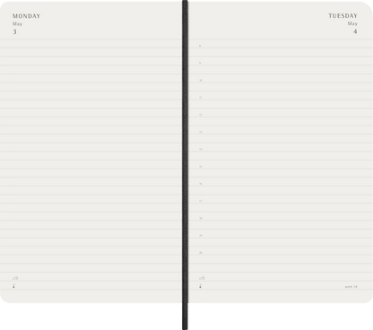 Moleskine 2027 Daily Diary – 12 Months, Large, Soft Cover, Black – view 3