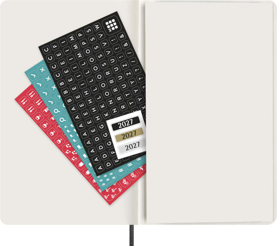 Moleskine 2027 Daily Diary – 12 Months, Large, Soft Cover, Black – view 5