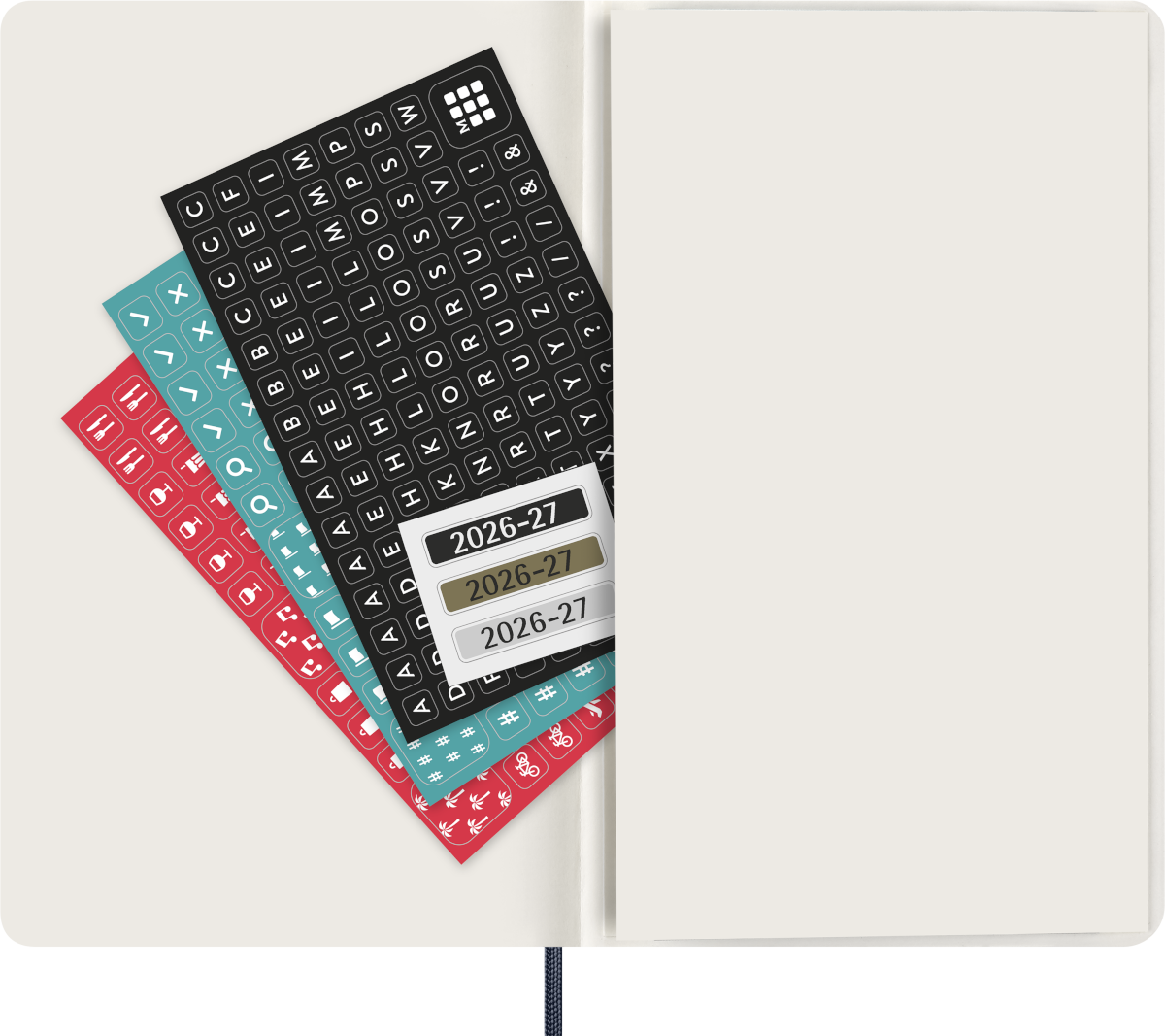 Moleskine 18-Month Weekly Notebook Diary – planning pages detail