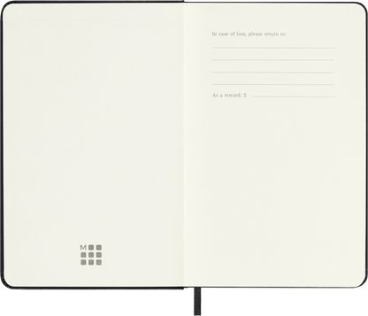 Moleskine 2026–27 Weekly Diary – 18 Months, Pocket, Hard Cover, Black – view 2