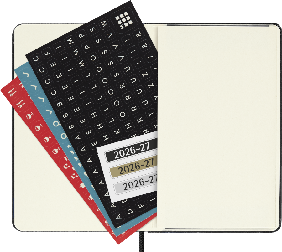 Moleskine 2026–27 Weekly Diary – 18 Months, Pocket, Hard Cover, Black – view 5