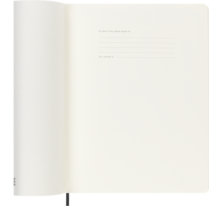 Moleskine 2026–27 Weekly Diary – 18 Months, Extra Large, Soft Cover, Black – view 2