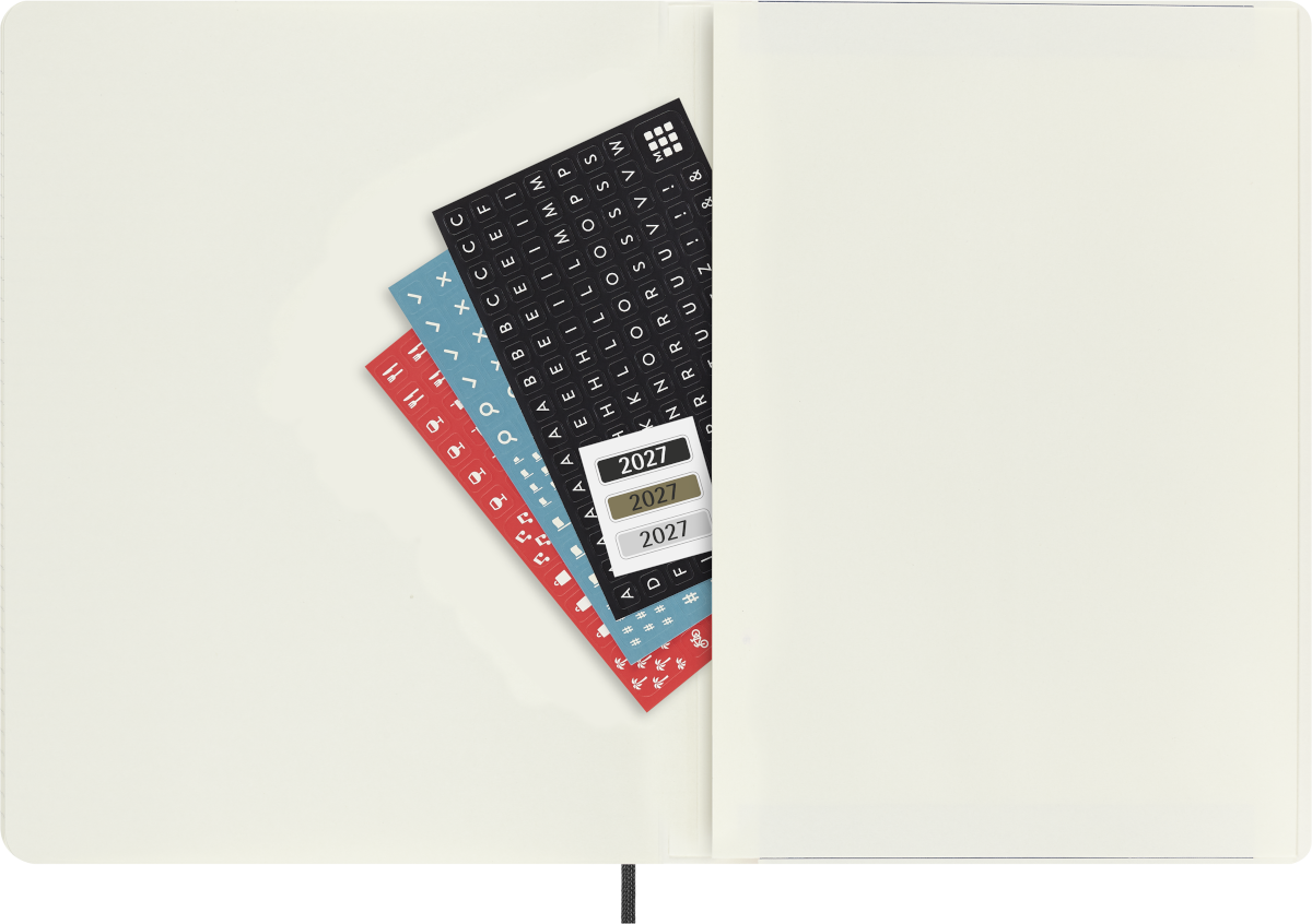 Moleskine 2026–27 Weekly Diary – 18 Months, Extra Large, Soft Cover, Black – view 5