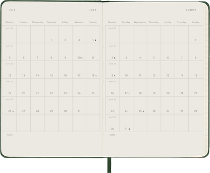 Moleskine 2027 Daily Diary – inside pages