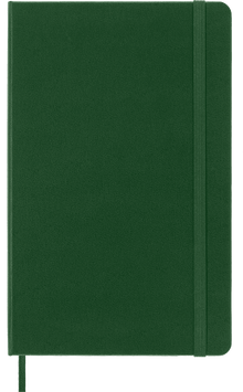 Moleskine Classic Large Ruled Hard Cover Notebook in Myrtle Green – front cover
