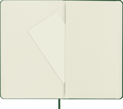 Moleskine Large Squared Hard Cover Notebook in Myrtle Green – detail
