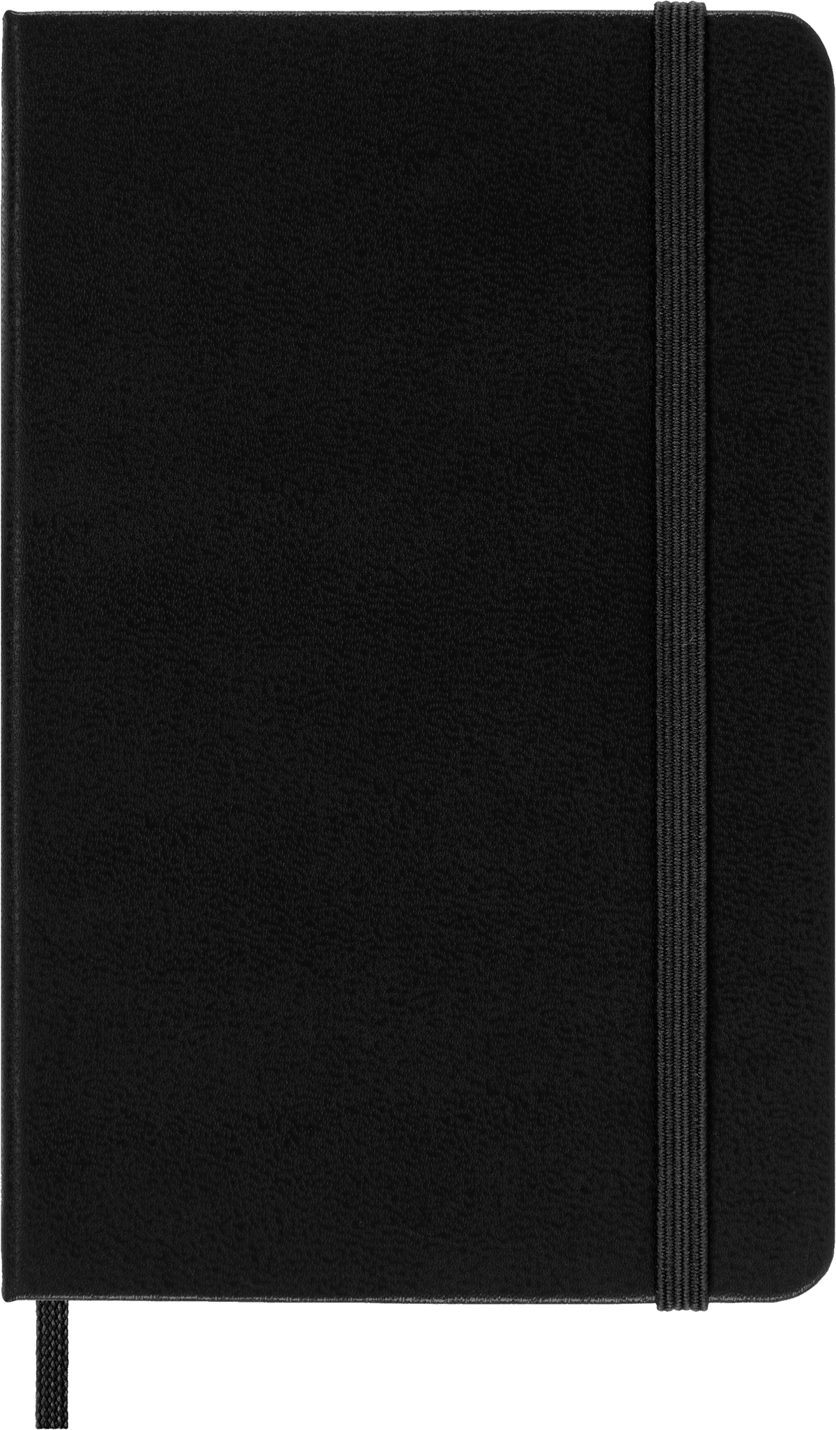 Moleskine Classic Pocket Ruled Notebook, hard cover, Black – front cover