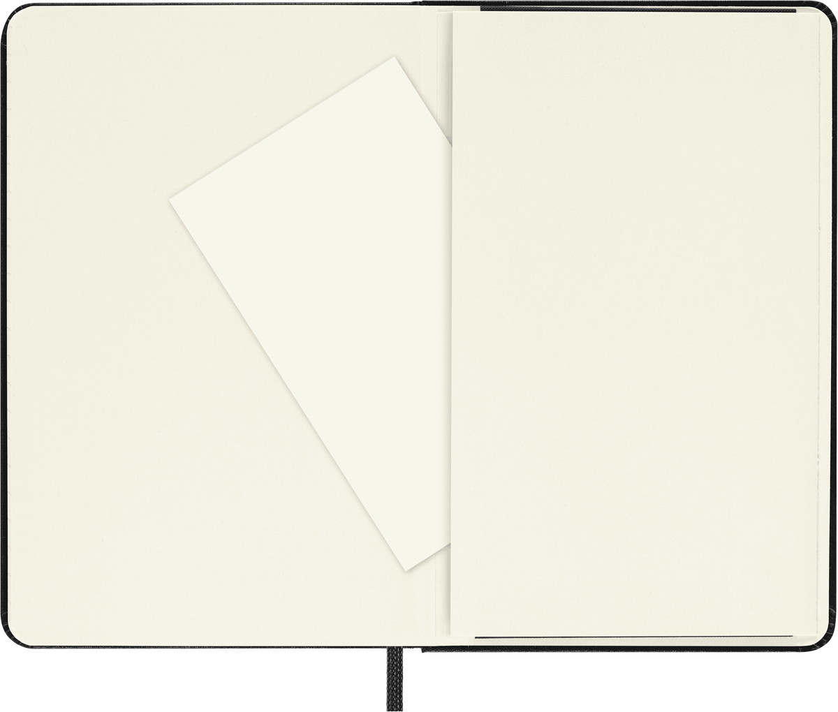 Moleskine Classic Pocket Hard Cover Notebook Black – detail view