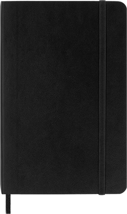 Moleskine Classic Pocket Squared Soft Cover Notebook in Black – front cover