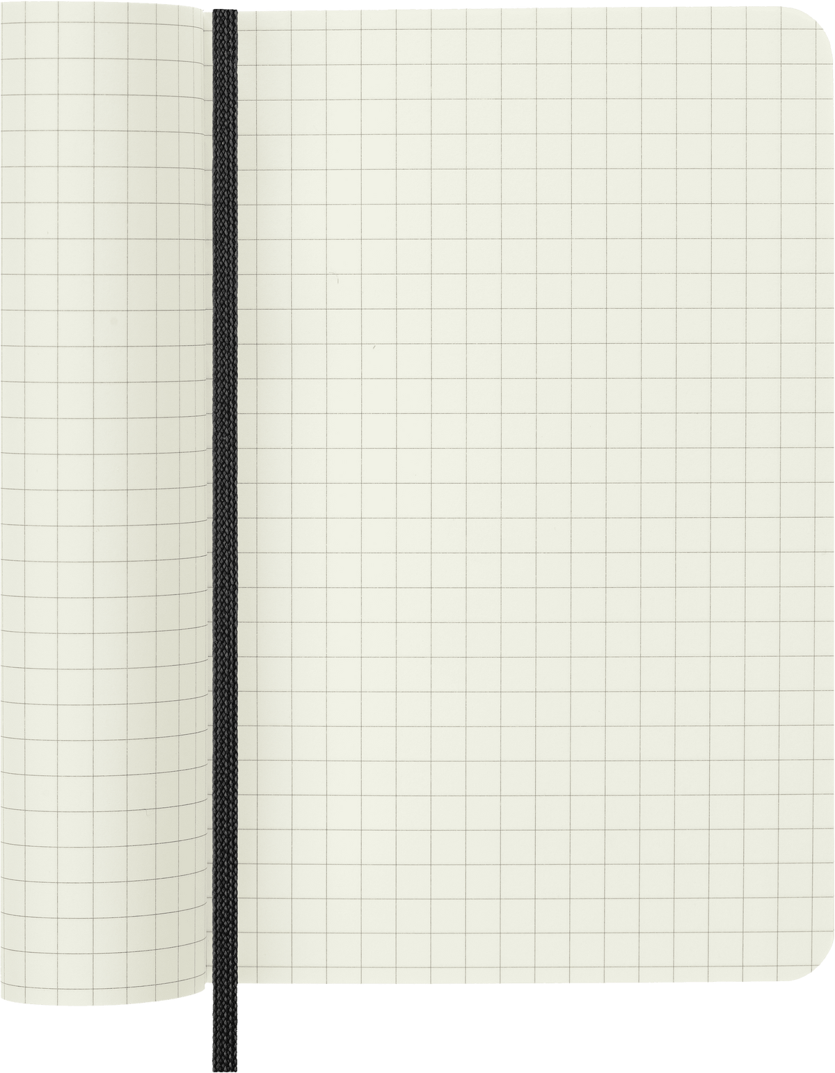 Moleskine Classic Pocket Squared Soft Cover Notebook in Black – view 3