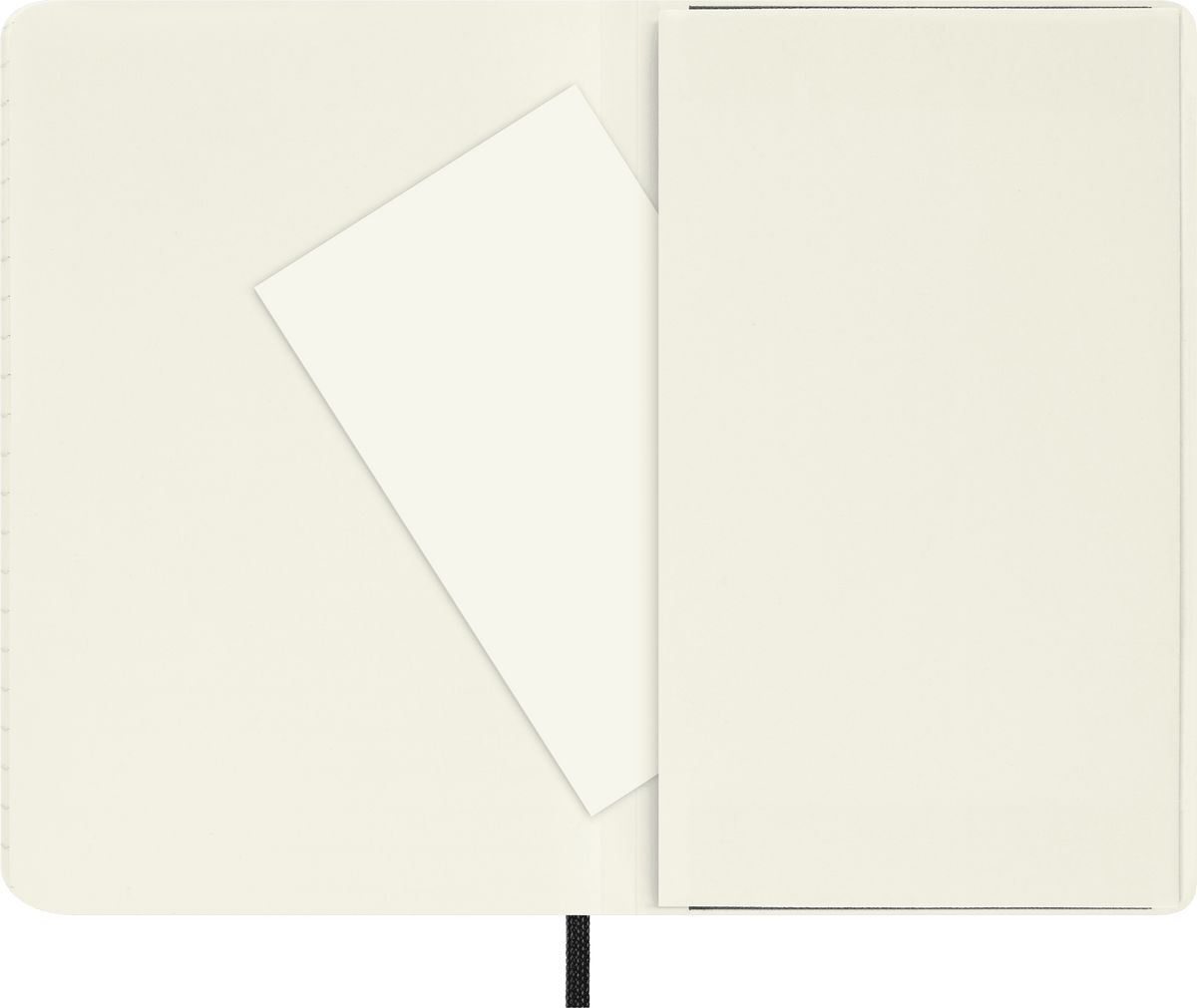 Moleskine Classic Pocket Squared Soft Cover Notebook in Black – view 4