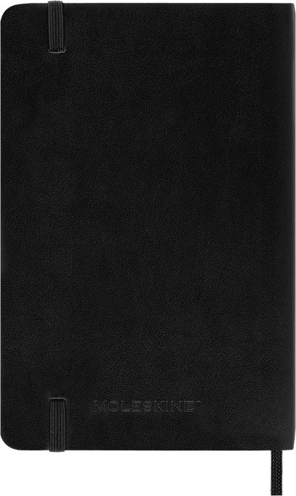 Moleskine Classic Pocket Squared Soft Cover Notebook in Black – view 5
