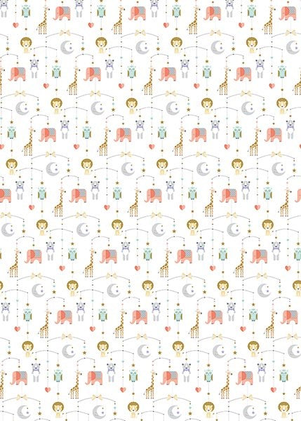 Baby Mobile Gift Wrap Sheet
