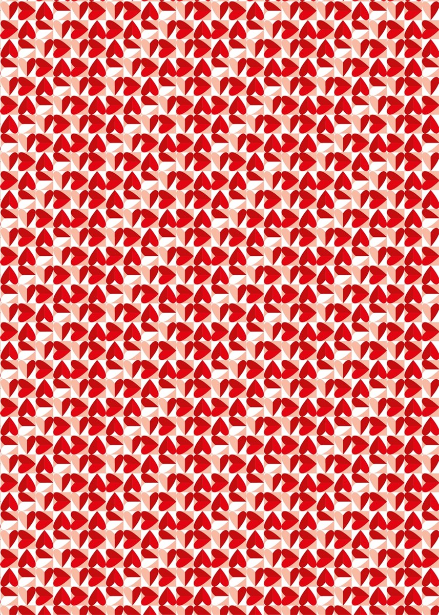 Hearts Gift Wrap