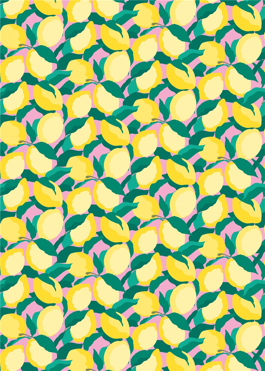 Lemons Flat Wrap