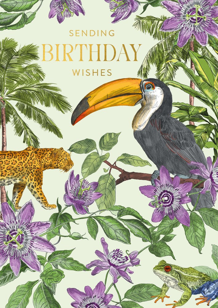 Toucan Birthday Wishes Habitania Card
