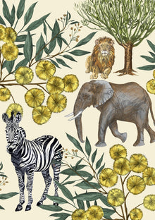 Zebra Jungle Habitania Card