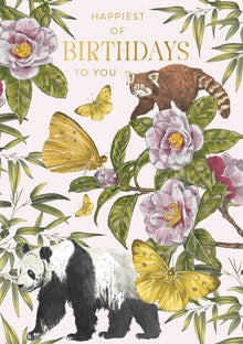 Happiest of Birthdays Panda Habitania Card