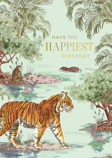 Tiger Birthday Habitania Card