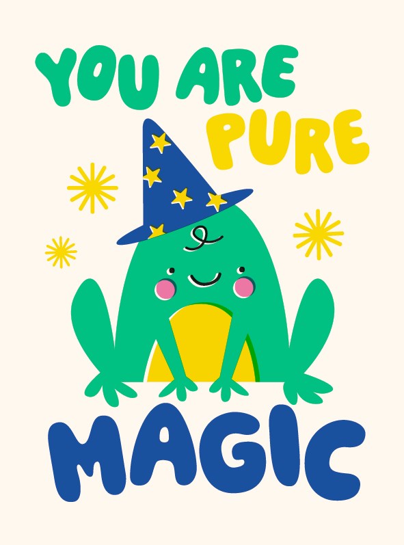 Pure Magic Happy Things Card